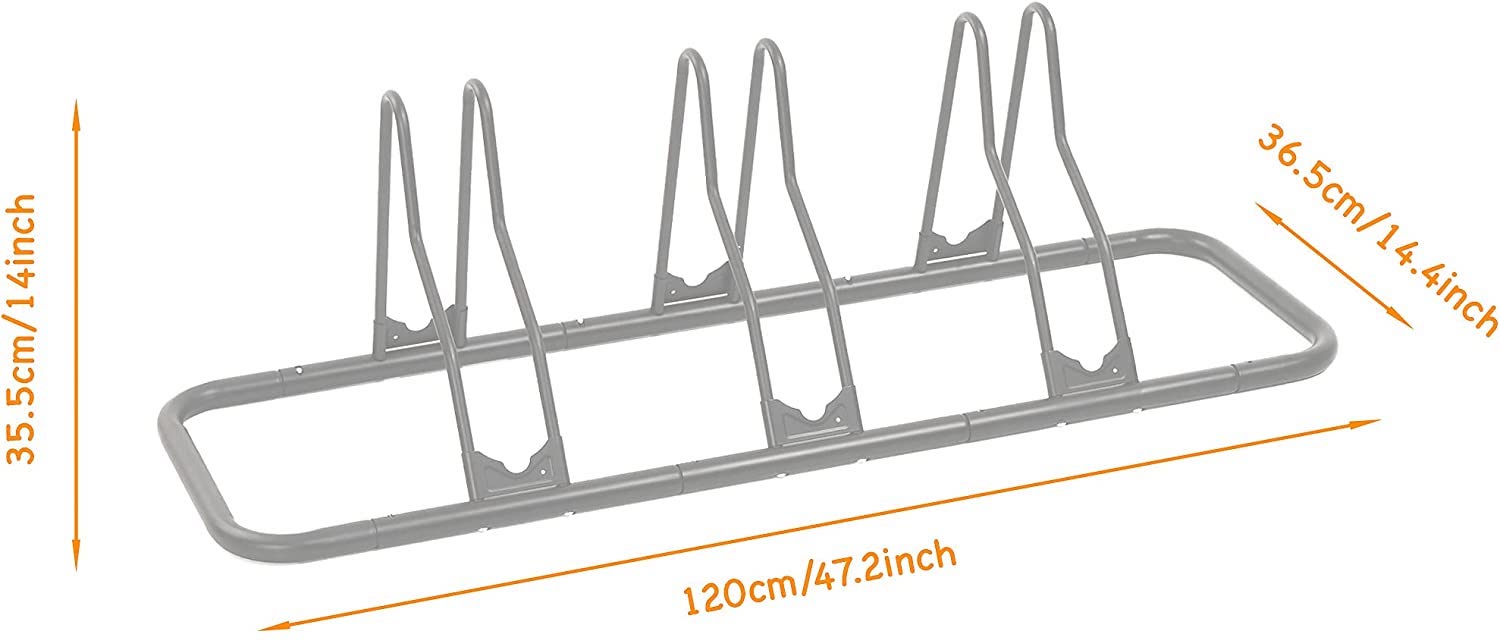 buy 3 bike floor parking racking