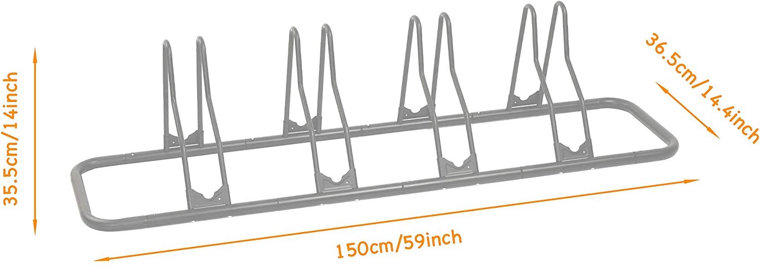 buy 4 bike floor parking racking