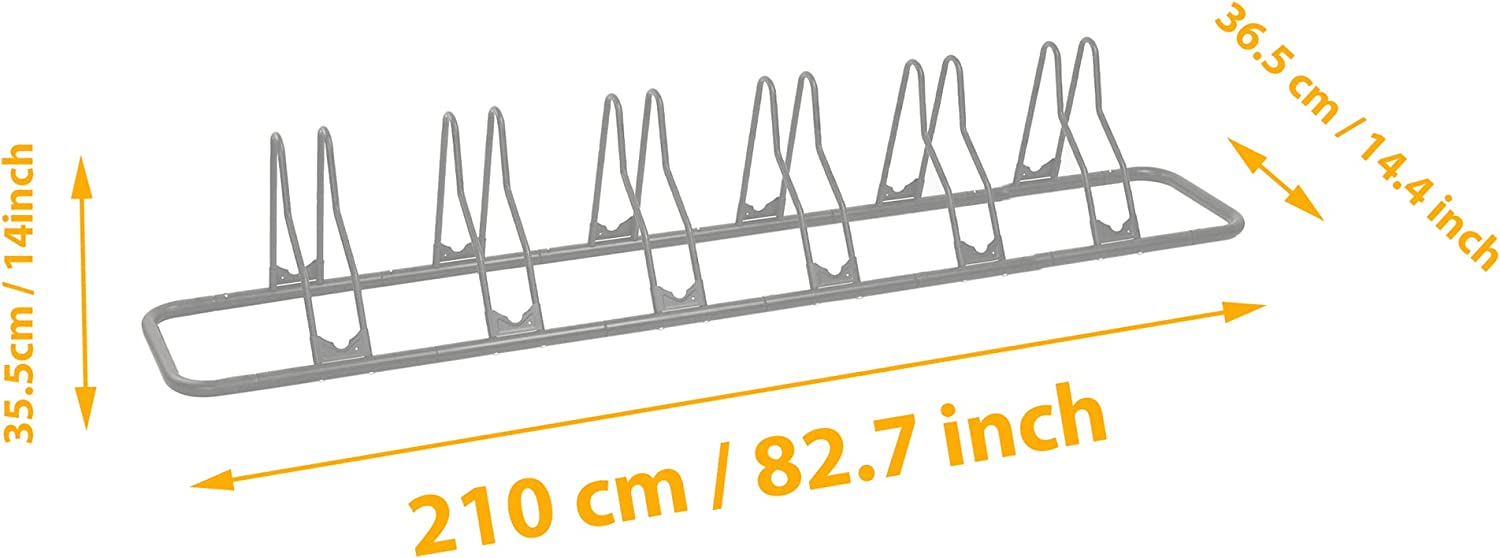buy 6 bike floor parking racking