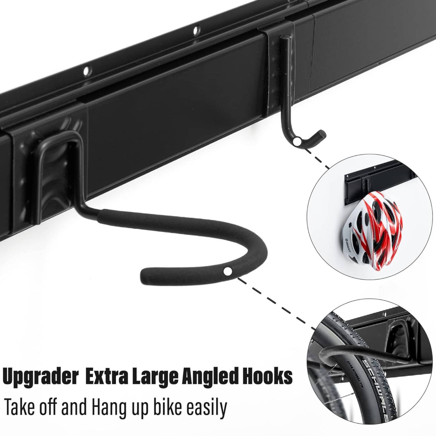 Bike Hooks For Wall (4 Bike): image 5